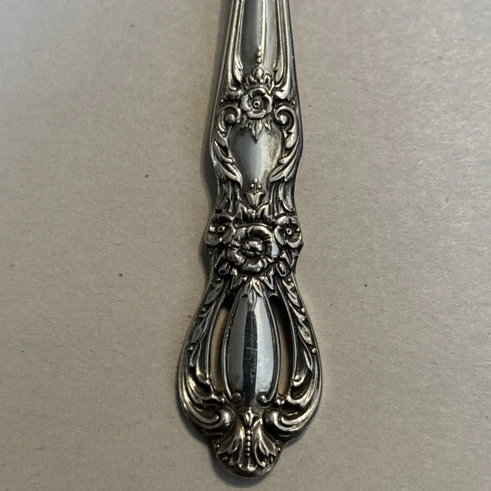 International Silver 1847 Rogers HERITAGE Casserole‎ Spoon Silverplate 1953